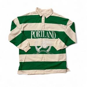 Urban Outfitters Striped Rugby Shirt